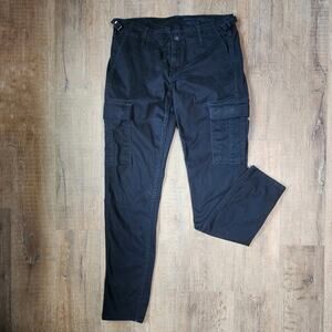 AG Adriano Goldschmied Sateen Skinny Straight Cargo Pants | Men's 28R